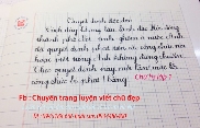 Lớp luyện viết chữ đẹp uy tín Hà Nội cho chọc sinh chuẩn bị vào lớp 1